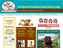 Tablet Screenshot of dogdayafternoonspa.com